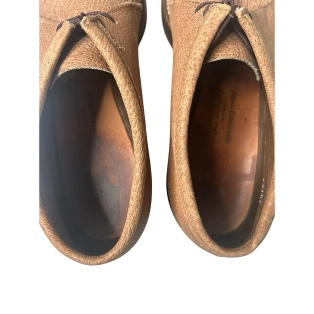 Allen Edmonds Ostendo‎ Combo Chukka Ankle Shoes Men's 10 2A Tan Brown Leather